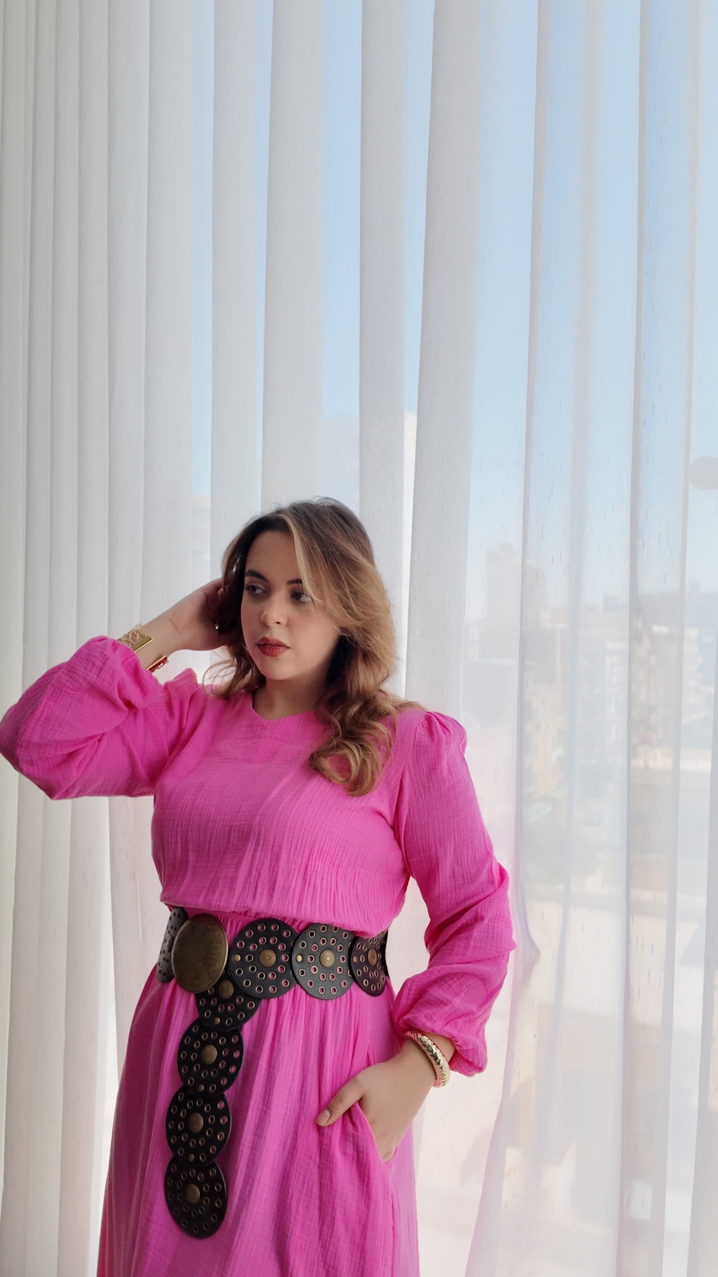 Pink Long Dress
