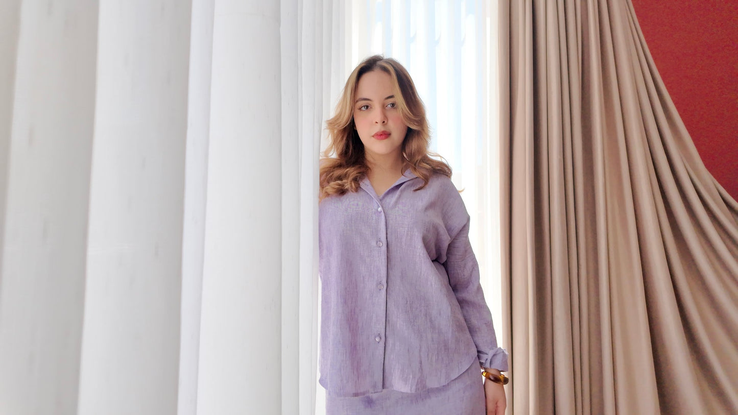 Lavander Skirt Suit