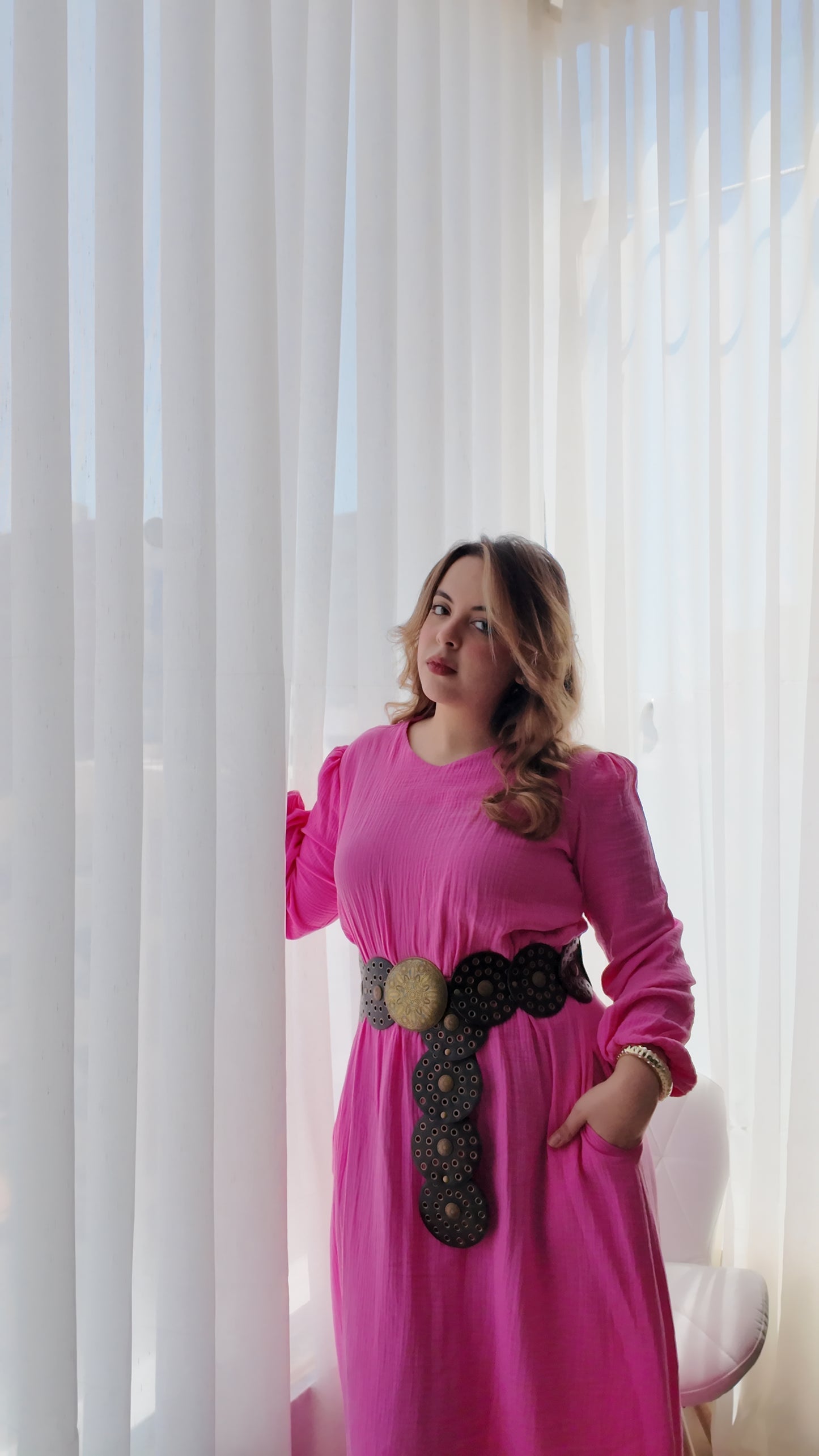 Pink Long Dress