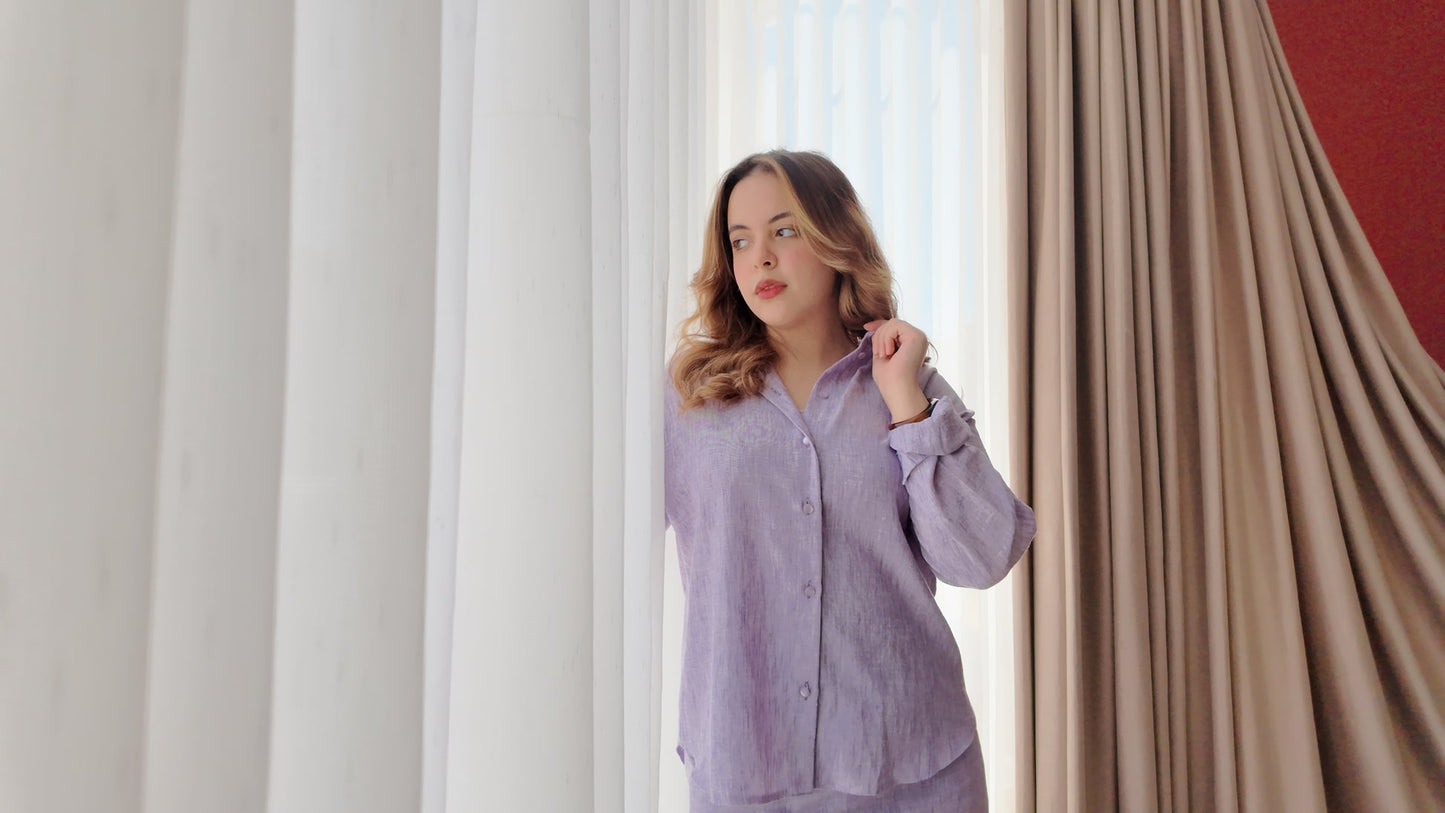 Lavander Skirt Suit